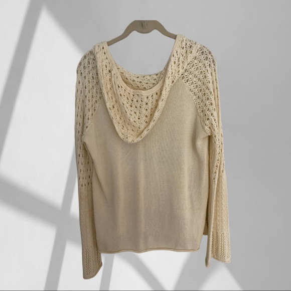 Boho Bishops Sleeves Knit Sweater - Picture 2 of 4